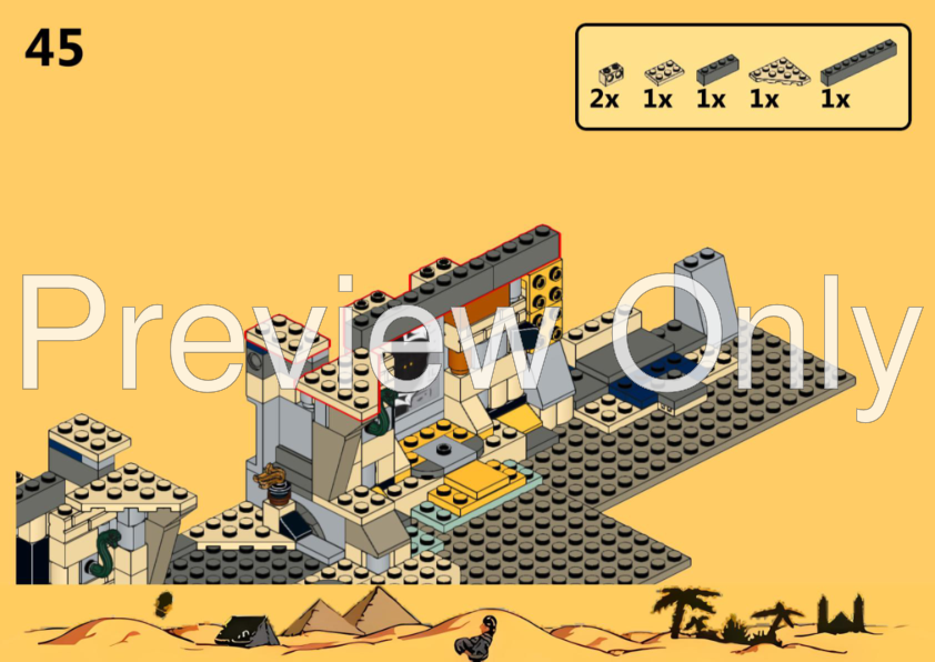 LEGO MOC Adventurers Chapter 8.Temple of Anubis Gateway