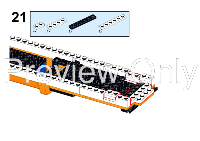 LEGO MOC TGV Sud-Est Locomotive Horizon Express 10233 MOC by Bedwell ...