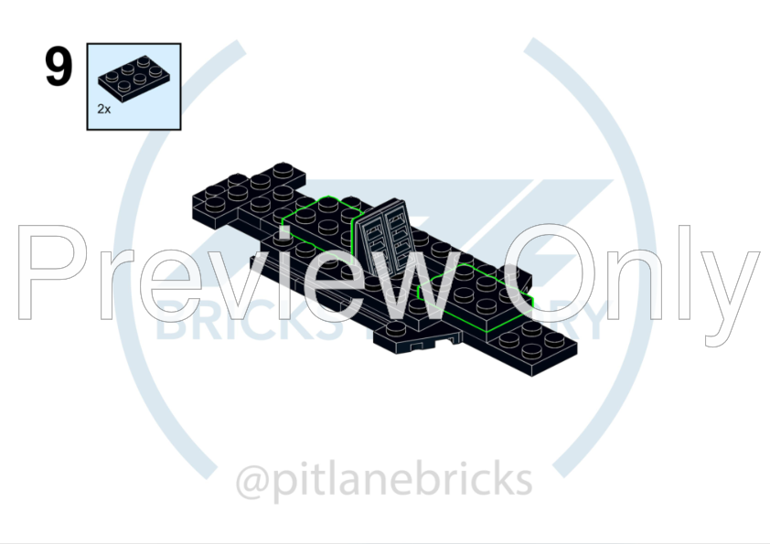 LEGO MOC F1 Brawn BGP001 by Pit Lane Bricks Factory | Rebrickable