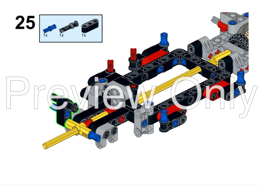 LEGO MOC 42153 American School Bus by Firrmi | Rebrickable - Build