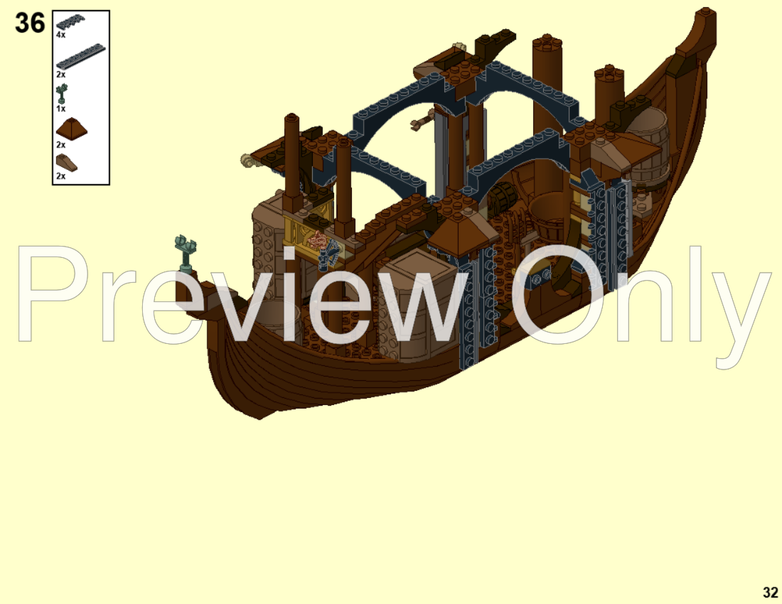 LEGO MOC Noah's Ark by EndlessAges Rebrickable Build with LEGO