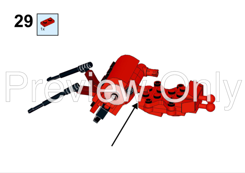 LEGO MOC (G) The Fire Ant Queen (Upgrade) by Groundedbuilder