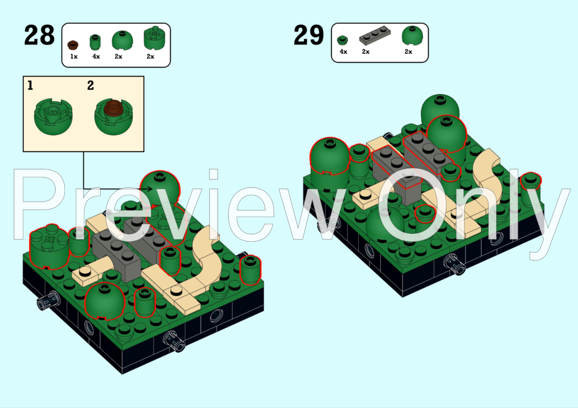 LEGO MOC-191525 Super Mario World - Modular Yoshi's Island by