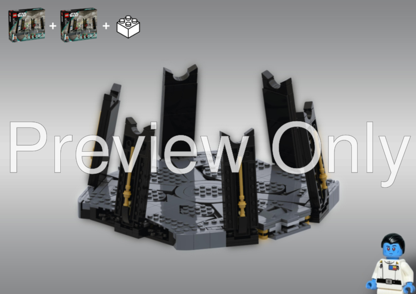 プラチナハイフ LEGO MOC-191766 Duel on Peridea - Set 75385 Extension by