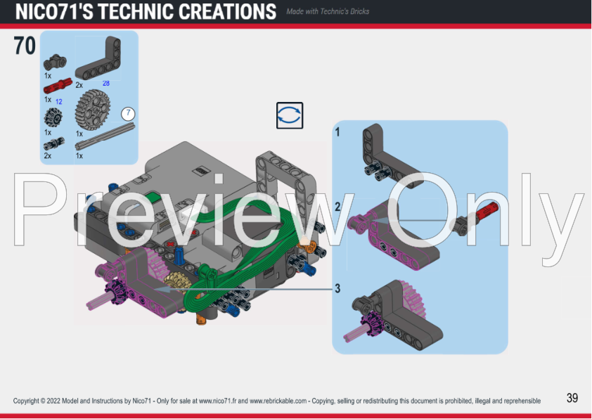 LEGO MOC 42100 Alternate Super Pack (3in1) by Nico71 | Rebrickable