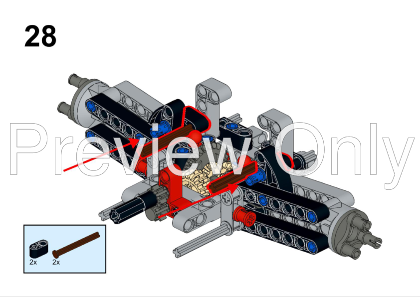 LEGO MOC-192359 LMP Le Mans 1990 (42171 alternative) by technic