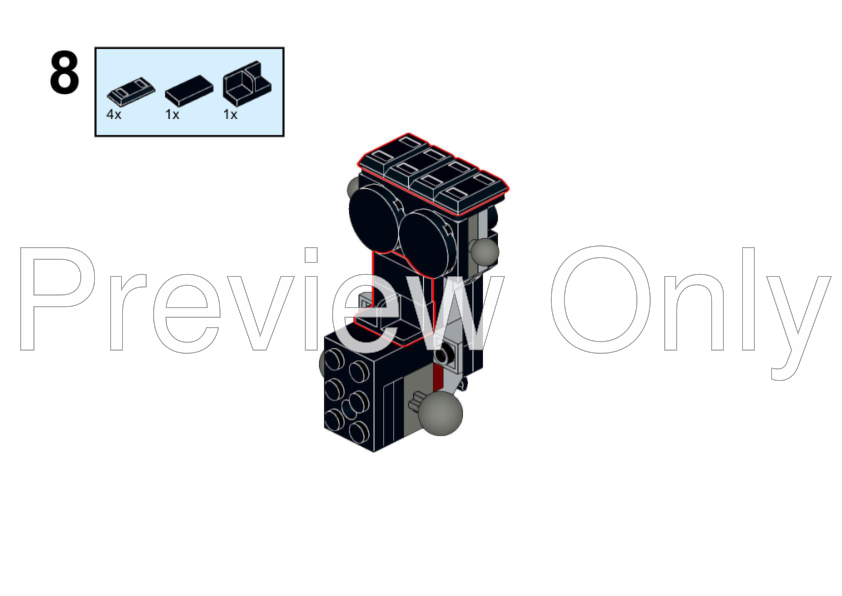 LEGO MOC 75368 Mech Upgrade by M1NDxBEND3R Rebrickable Build