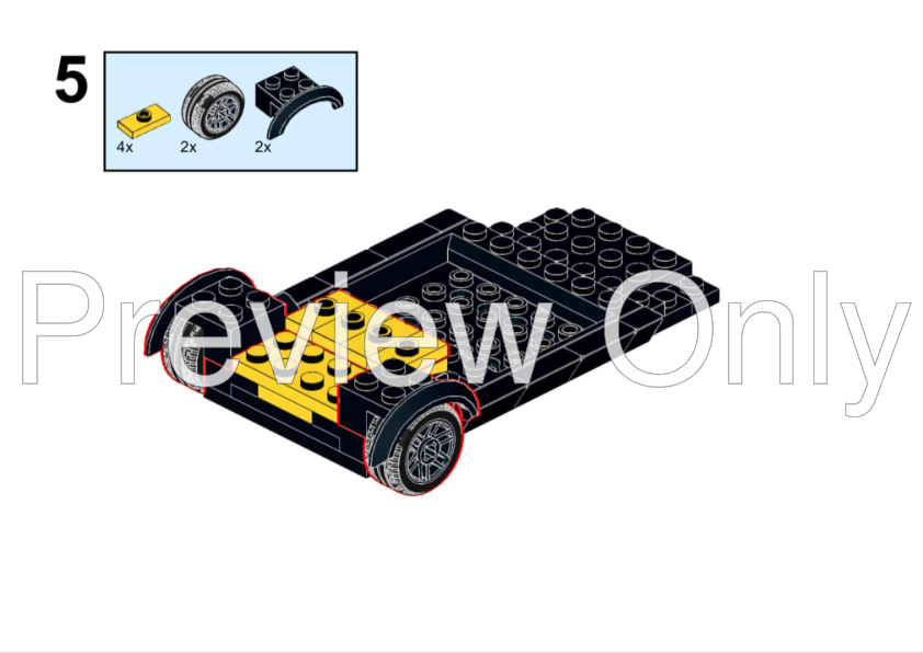 LEGO MOC Toyota Sprinter Trueno AE86 by Tr1ck Rebrickable