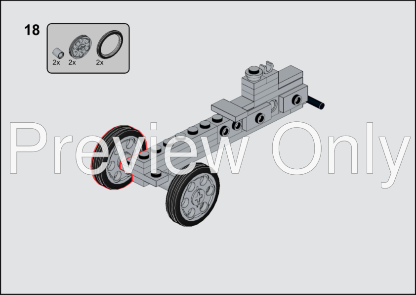 Te20 Pattern LEGO MOC Ferguson TE20 by besbasdesign | Rebrickable - Build with LEGO