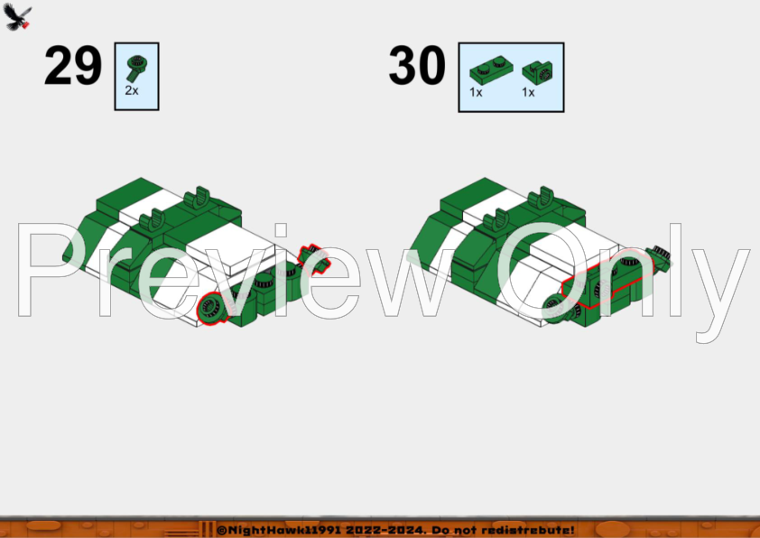 LEGO MOC-195218 7K-T (1:42 Minifig scale) by NightHawk11991