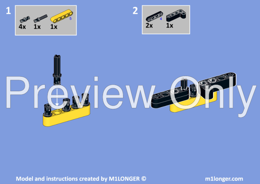 LEGO MOC Double 42163 High Speed Dozer by M_longer | Rebrickable