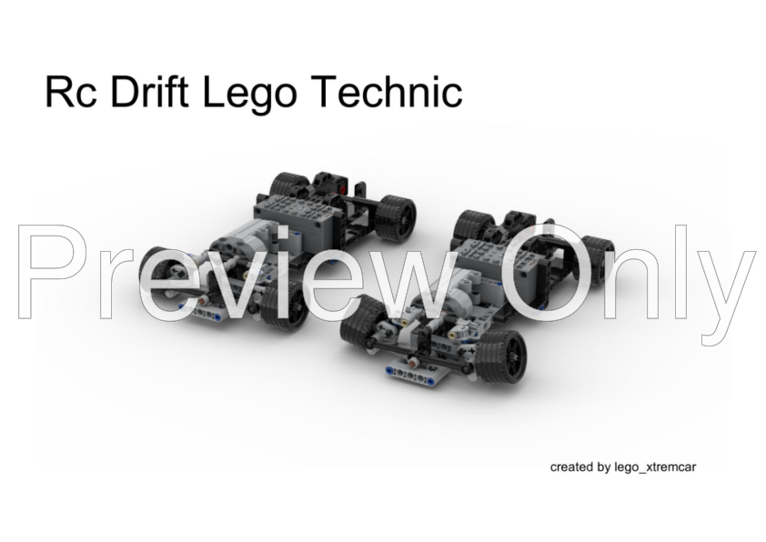 LEGO MOC-195754 chassis rc drift by lego_xtremcar | Rebrickable