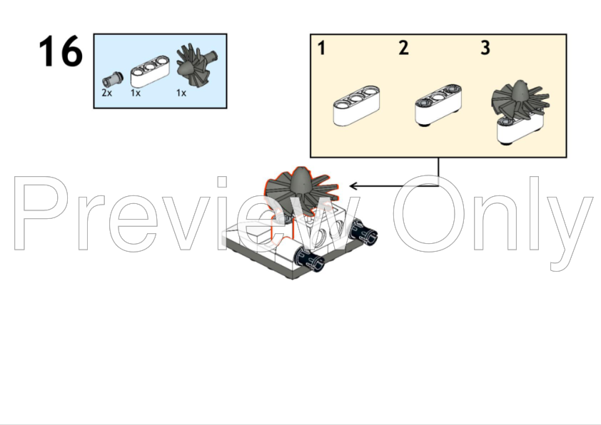 Lego Mini Figure Lockheed Accessory LEGO MOC-195925 Minifigure Scale Lockheed Martin F-35B Lightning II by ...