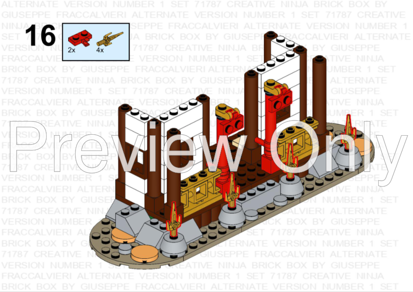 LEGO MOC MODEL 1 ALTERNATIVE VERSION SET 71787 by fraccalvieri