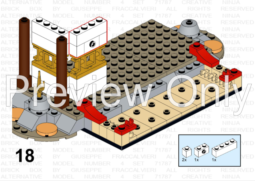LEGO MOC-196818 MODEL 4 ALTERNATIVE VERSION SET 71787 by