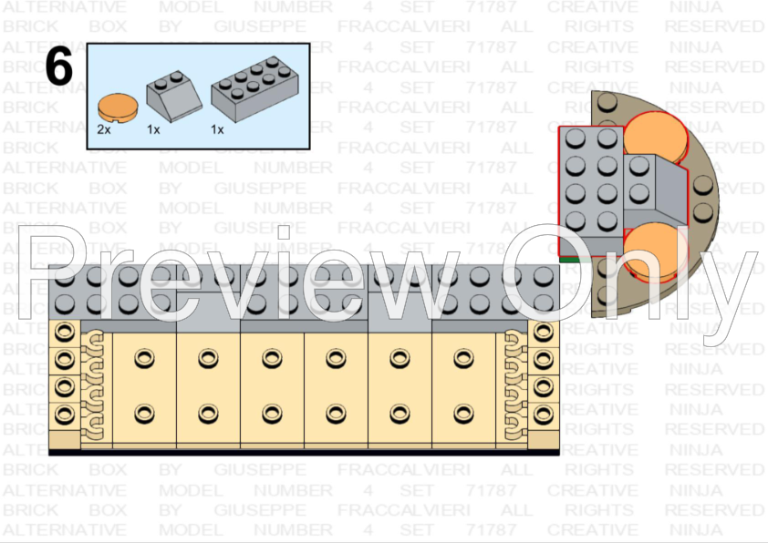 LEGO MOC-196818 MODEL 4 ALTERNATIVE VERSION SET 71787 by
