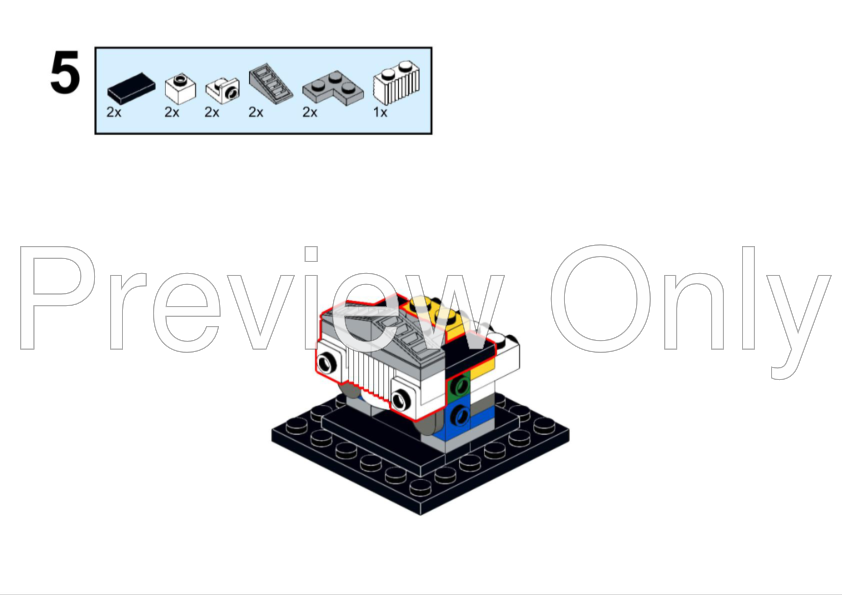 LEGO MOC ARC Lieutenant Jesse by OrchardBuilds Rebrickable Build