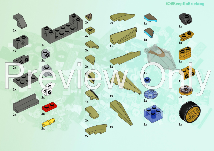 LEGO MOC-197171 76923 MOC rebuild models by Keep On Bricking