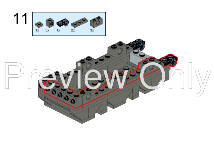 LEGO MOC Tank M3 Lee by AlessandroMaffioli Rebrickable Build with LEGO