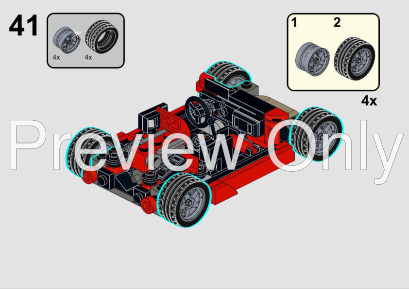 LEGO MOC-197959 1989 Ferrar! F40 LM IMSA GTO by MadDadBricks