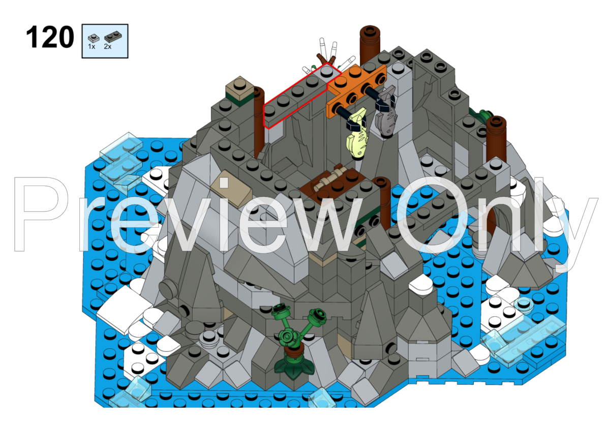 LEGO MOC Viking Lighthouse by deesot Rebrickable Build with LEGO