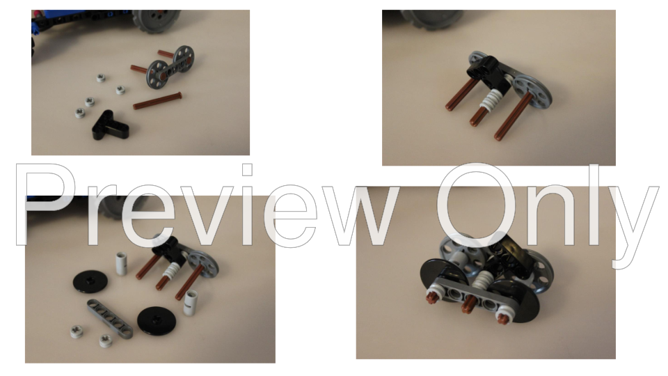 LEGO MOC Mini dozer 42140 alternative model by Omanb571