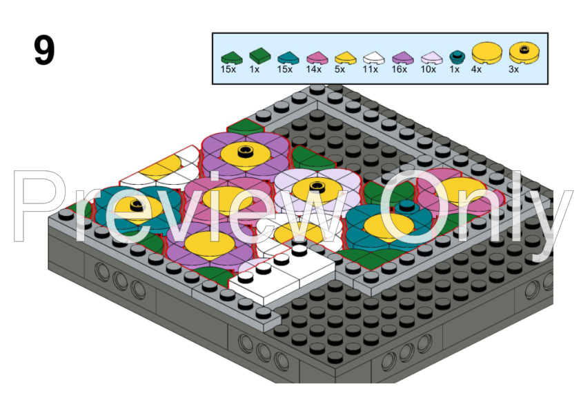 LEGO MOC Flower Shop by bexbricks8 Rebrickable Build with LEGO