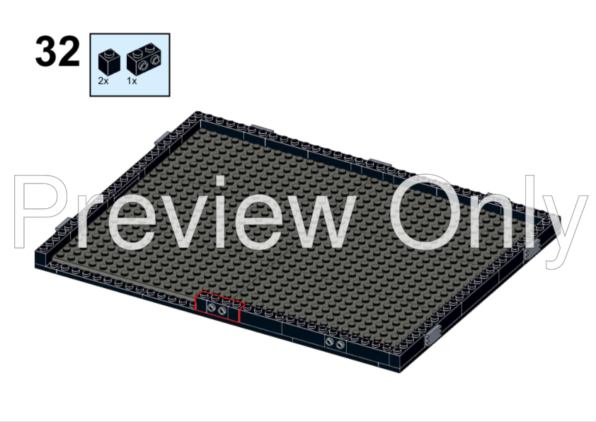 LEGO MOC Microscale Great Mothers' Fortress on Peridea Diorama by