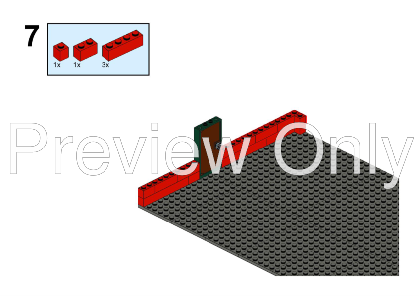 LEGO MOC Santa's Inside BYGGLEK LEGO® box with lid, 35x26x12