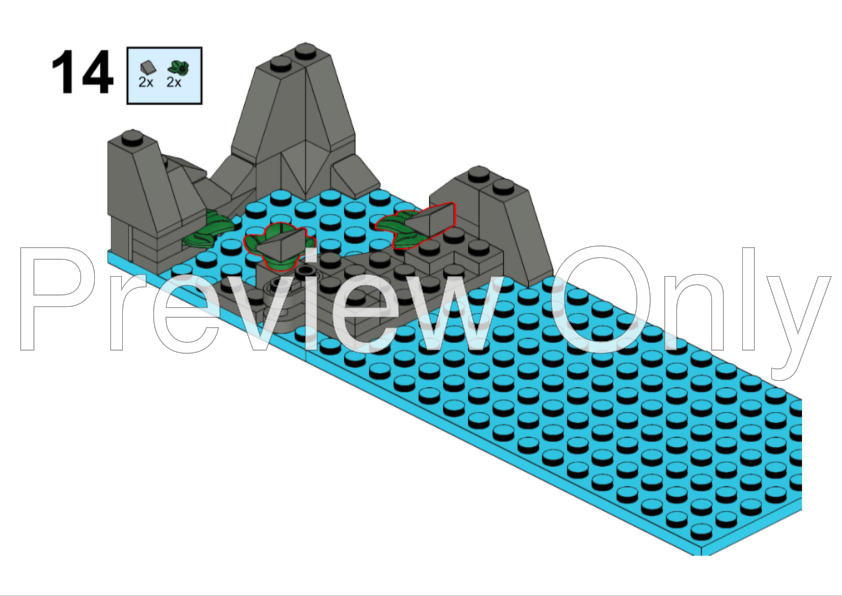 LEGO MOC-199909 Storage Expansion: Eldorado Fortress (10320) by