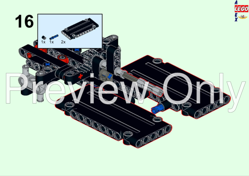 LEGO MOC Formula 42106 Alternative by ErikGS Rebrickable