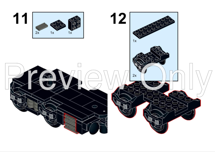 LEGO MOC Restaurant Self Service Wagon by Handers | Rebrickable - Build ...