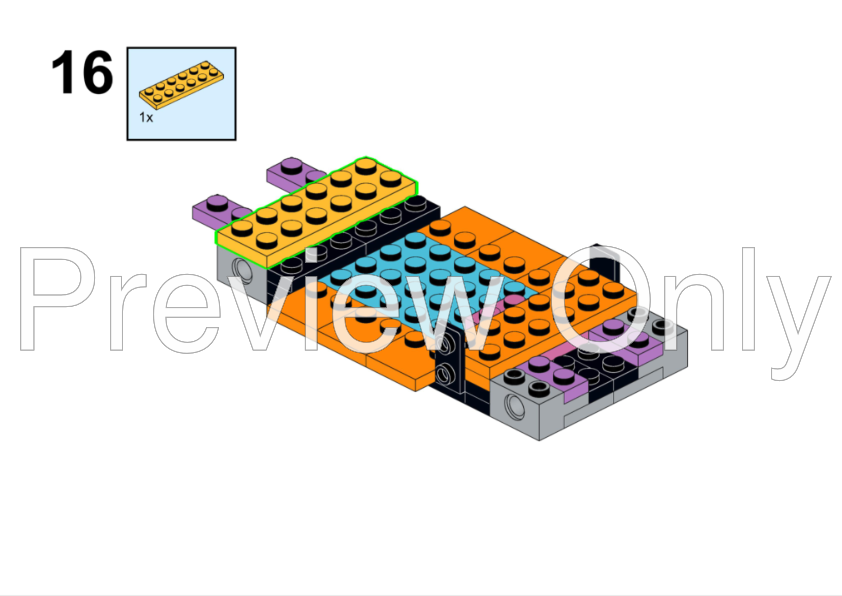 LEGO MOC-202361 1988 NAMI 0290 Apelsin-1 by MocbyEndo