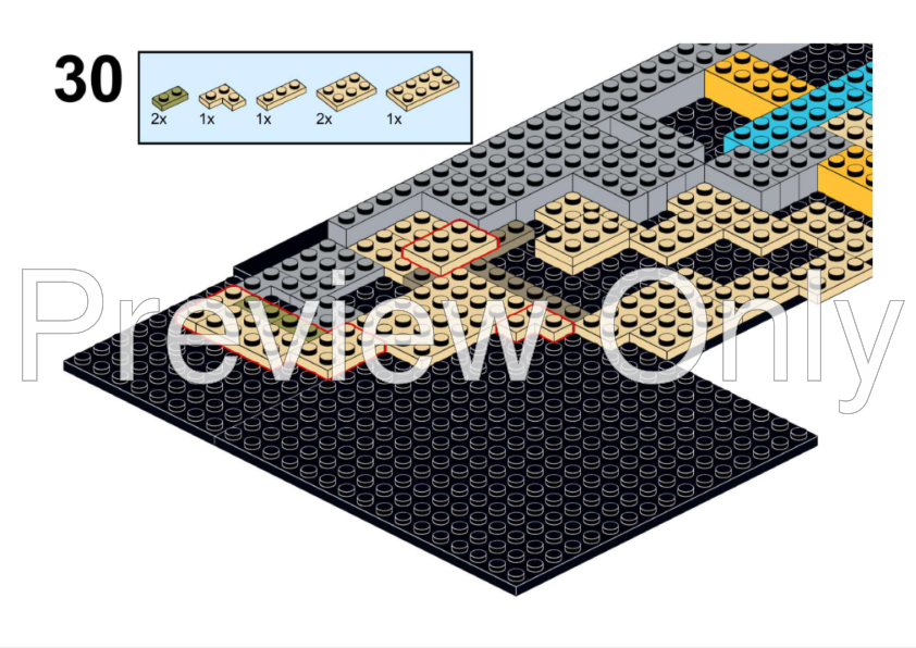 LEGO MOC Castle Grounds and Village Expansion (76419) by