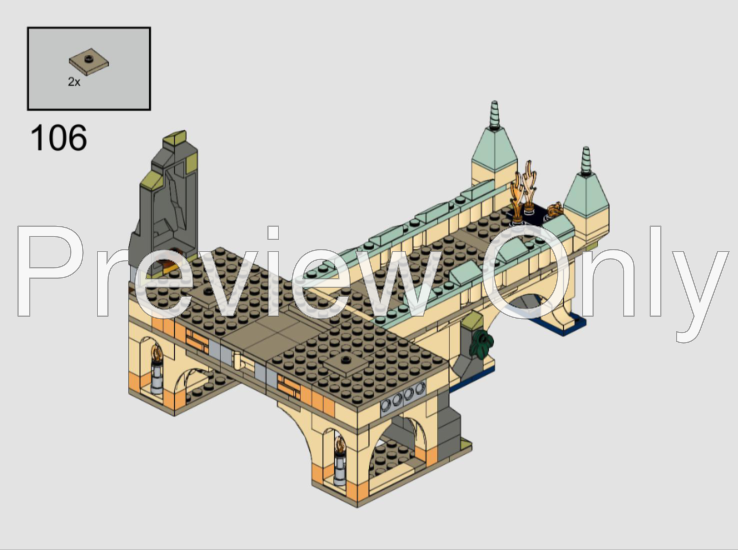 LEGO MOC 76415-2: Castle Entrance Defence by SecondBricks