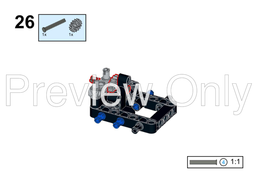 LEGO MOC Tractor Chassis (Control+ version, alternate build of 42129 ...