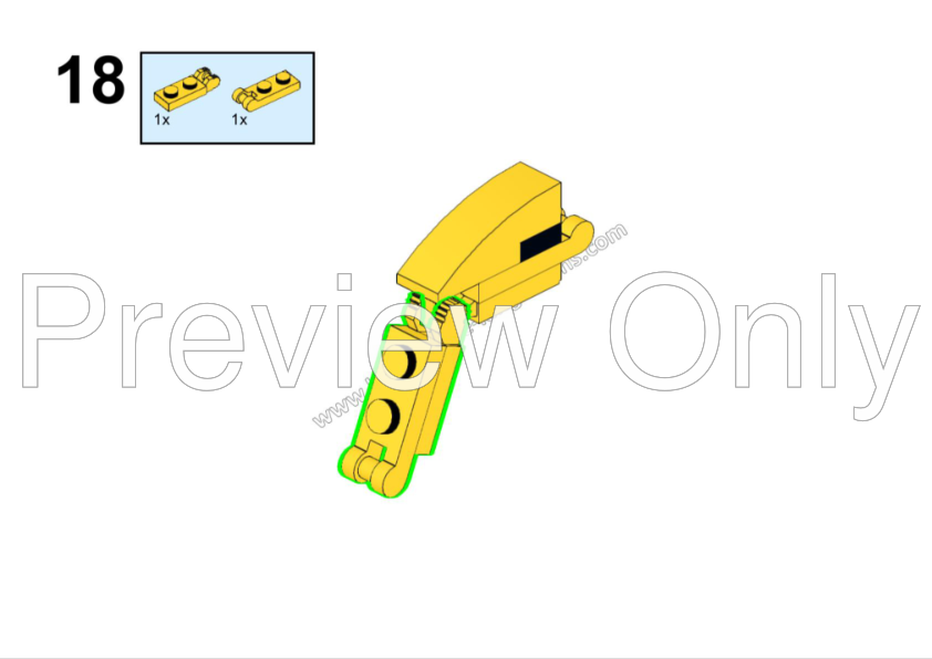 LEGO MOC-206398 MARSUPILAMI by FredL45 | Rebrickable - Build with LEGO