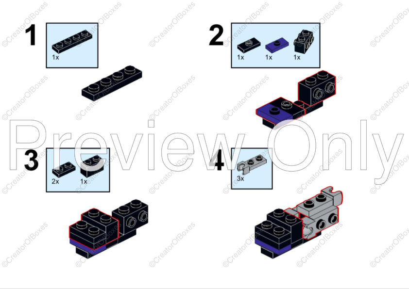 LEGO MOC-207204 Longleg from Horizon Zero Dawn (inc. Apex variant