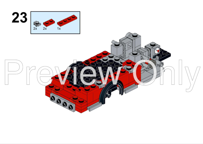 LEGO MOC American Fire Engine-Black/Red by First Due Bricks ...