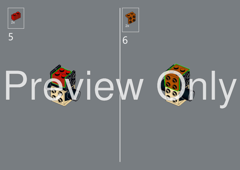 LEGO MOC Rancor from 3X 76967 Little Eatie T-Rex by Tomasso