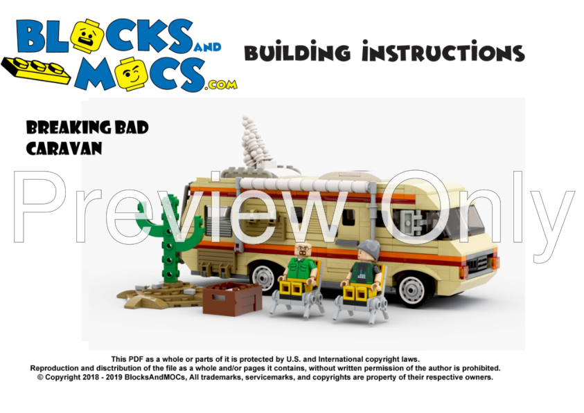 LEGO MOC Breaking bad caravan by Blocksandmocs | Rebrickable - Build ...