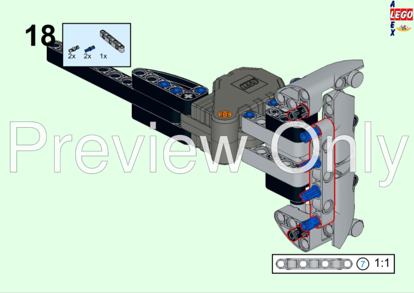 LEGO MOC-209088 Truck 42200 Alternative by ErikGS | Rebrickable