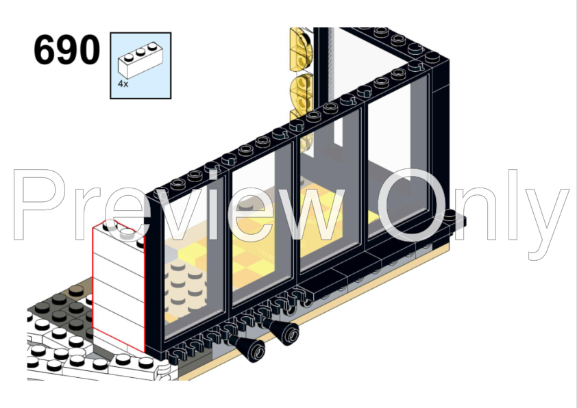 LEGO MOC Modern Mansion Alternate build of 42639 31153 by re