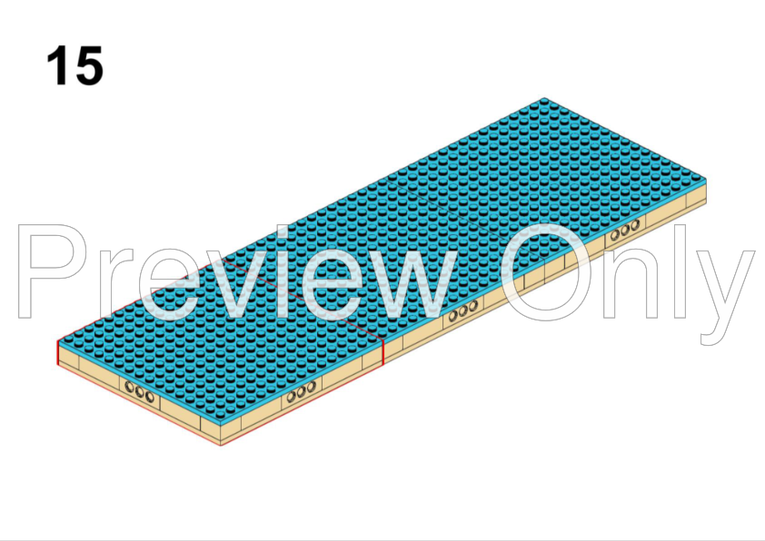 LEGO MOC Pirates Diorama - Display for set 21322 - Pirates of