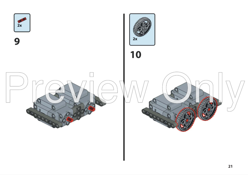 LEGO MOC-210300 42115 Lamborghini Sián FKP 37 RC MOD for Powered