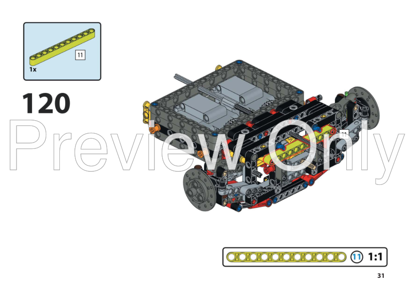 LEGO MOC-210300 42115 Lamborghini Sián FKP 37 RC MOD for Powered