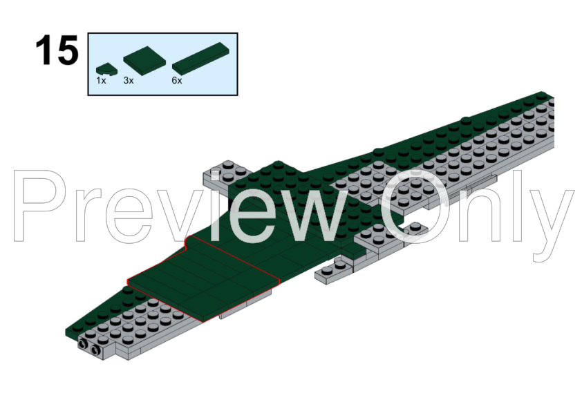 LEGO MOC-211012 A6M5 Zero by GreeneBricks | Rebrickable - Build