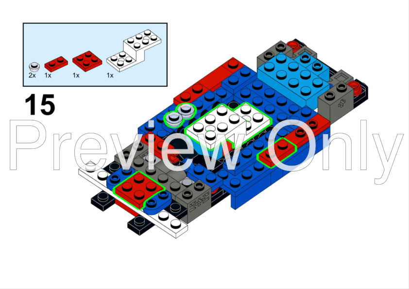 LEGO MOC 76922 Nissan R32 & R86V by KMPMOCS | Rebrickable