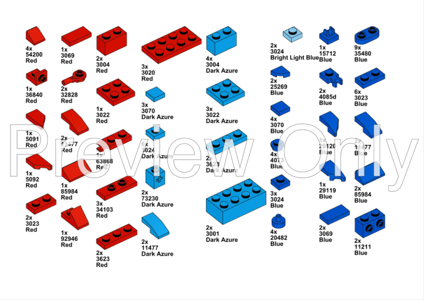 圖32 LEGO MOC 76922 Nissan R32 & R86V by KMPMOCS | Rebrickable