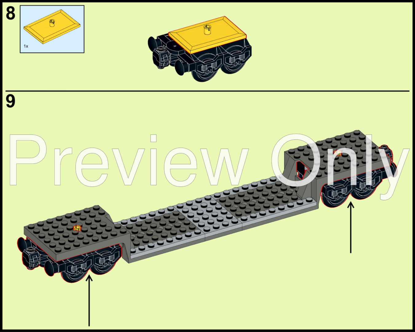 LEGO MOC-211743 Express Passenger Train (Double Decker Extension